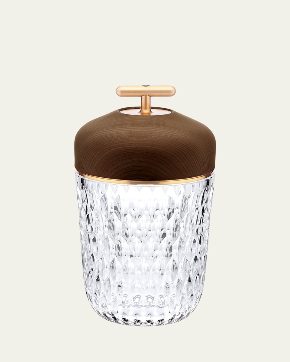Folia Dark Wood Portable Lamp